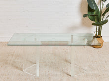 Load image into Gallery viewer, Post Modern Mid Century Lucite Coffee Table

