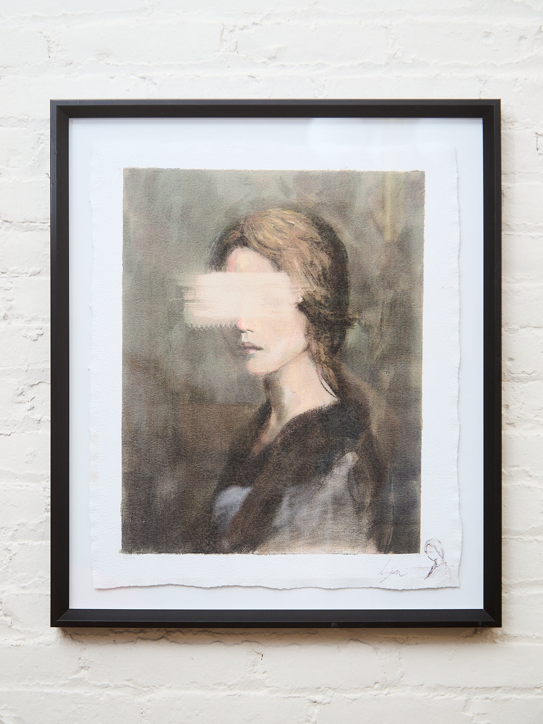 Leegan Koo Giclée of Young Woman with Blurred Eyes, 21st Century