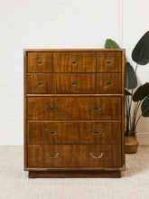 Load image into Gallery viewer, Vintage Drexel Campaign Highboy
