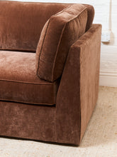 Load image into Gallery viewer, Diana Loveseat and Ottoman in Amici Tobacco
