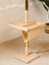 Load image into Gallery viewer, White Oak Magazine Floor Lamp
