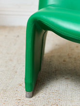 Load image into Gallery viewer, Italian Alky Chair in Kelly Green Upholstery by Giancarlo PIretti for Castelli, 1969
