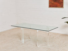 Load image into Gallery viewer, Post Modern Mid Century Lucite Coffee Table
