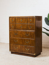 Load image into Gallery viewer, Vintage Drexel Campaign Highboy
