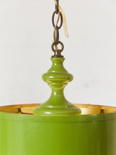 Load image into Gallery viewer, Green Olive Vintage Glossy Pendant Siamese Twin Hanging Lamps
