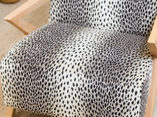 Load image into Gallery viewer, Zephyr Lounge Chair in Cheetah Upholstery
