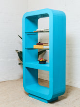 Load image into Gallery viewer, Turquoise Vintage Mod Atomic Shelf
