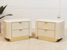 Load image into Gallery viewer, Pair of Post Modern Nightstands
