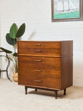 Load image into Gallery viewer, Walnut Mid Century Highboy
