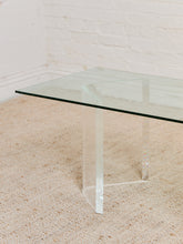 Load image into Gallery viewer, Post Modern Mid Century Lucite Coffee Table
