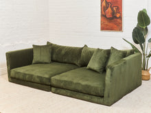 Load image into Gallery viewer, Low Profile Corduroy Lounging Sofa
