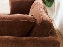 Load image into Gallery viewer, Diana Loveseat and Ottoman in Amici Tobacco
