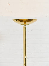 Load image into Gallery viewer, Brass Torchiere Lamp
