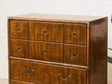 Load image into Gallery viewer, Vintage Drexel Campaign Highboy
