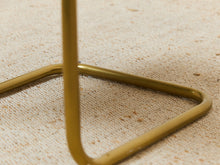 Load image into Gallery viewer, Brass and Rattan Dining Chair
