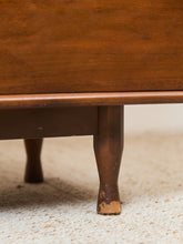 Load image into Gallery viewer, Walnut Mid Century Highboy
