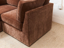 Load image into Gallery viewer, Diana Loveseat and Ottoman in Amici Tobacco
