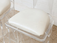 Load image into Gallery viewer, 1970s Pair MCM Lucite Bar Chairs / Stools by Hill Manufacturing Co.
