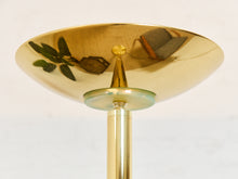Load image into Gallery viewer, Brass Torchiere Lamp

