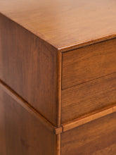 Load image into Gallery viewer, Walnut Mid Century Highboy
