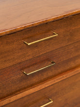Load image into Gallery viewer, Walnut Mid Century Highboy
