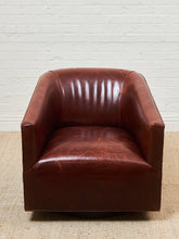 Load image into Gallery viewer, Leather Restoration Hardware Club Chair
