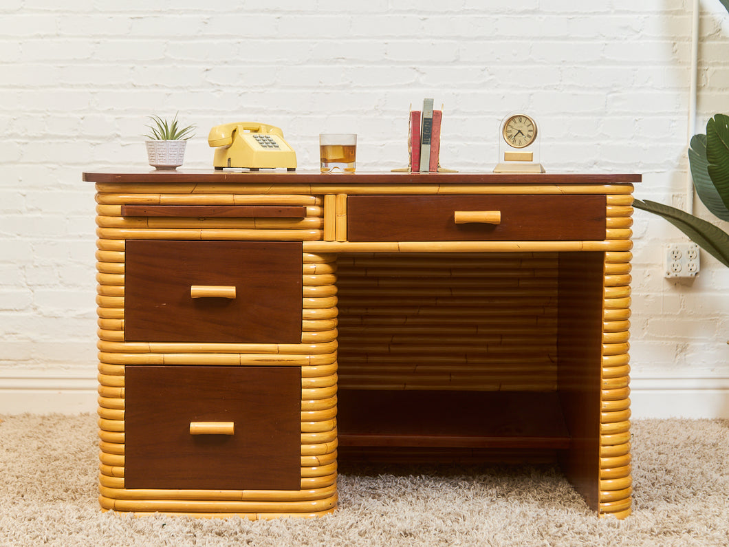 Art Deco Bamboo Desk