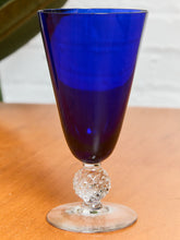 Load image into Gallery viewer, Vintage 1930s Morgantown Ritz Blue Tumblers
