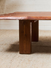 Load image into Gallery viewer, Primitive Raw Wood Live Edge Estate Coffee Table
