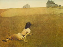 Load image into Gallery viewer, Print on board Christina&#39;s World by A. Wyeth Framed
