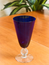 Load image into Gallery viewer, Vintage 1930s Morgantown Ritz Blue Tumblers
