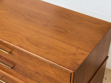 Load image into Gallery viewer, Walnut Mid Century Highboy
