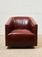 Load image into Gallery viewer, Leather Restoration Hardware Club Chair
