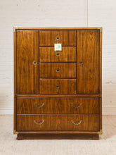 Load image into Gallery viewer, Highboy Drexel Campaign Dresser
