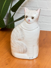 Load image into Gallery viewer, American Pottery Hand-painted Cat Cookie Jar
