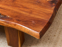 Load image into Gallery viewer, Primitive Raw Wood Live Edge Estate Coffee Table
