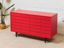 Load image into Gallery viewer, American of Martinsville Dresser in Poppy Red
