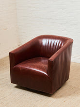 Load image into Gallery viewer, Leather Restoration Hardware Club Chair
