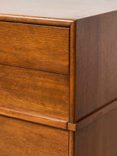 Load image into Gallery viewer, Walnut Mid Century Highboy
