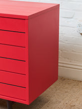 Load image into Gallery viewer, American of Martinsville Dresser in Poppy Red
