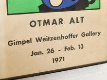 Load image into Gallery viewer, Otmar Alt Gallery Exhibition Poster from 1971
