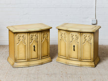 Load image into Gallery viewer, Hollywood Regency Vintage Ornate Spanish Revival, Nightstands or End Tables
