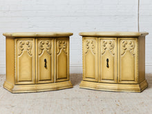 Load image into Gallery viewer, Hollywood Regency Vintage Ornate Spanish Revival, Nightstands or End Tables
