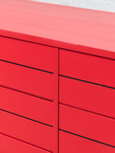 Load image into Gallery viewer, American of Martinsville Dresser in Poppy Red
