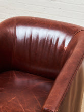 Load image into Gallery viewer, Leather Restoration Hardware Club Chair
