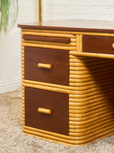 Load image into Gallery viewer, Art Deco Bamboo Desk

