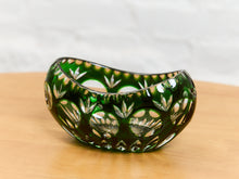 Load image into Gallery viewer, Vintage Nactmann Bleikristall Emerald Cut to Clear Crystal Candy Dish

