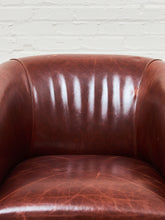 Load image into Gallery viewer, Leather Restoration Hardware Club Chair
