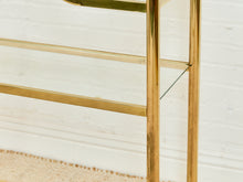 Load image into Gallery viewer, Brass Etegere Tall Shelf
