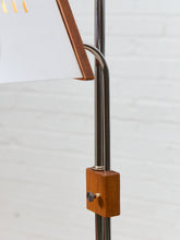 Load image into Gallery viewer, 1970’s Italian Wood and Chrome Lamp
